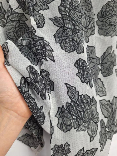 Cue Sheer Dual Layer Floral Top Size 12 by SwapUp-Online Second Hand Store-Online Thrift Store