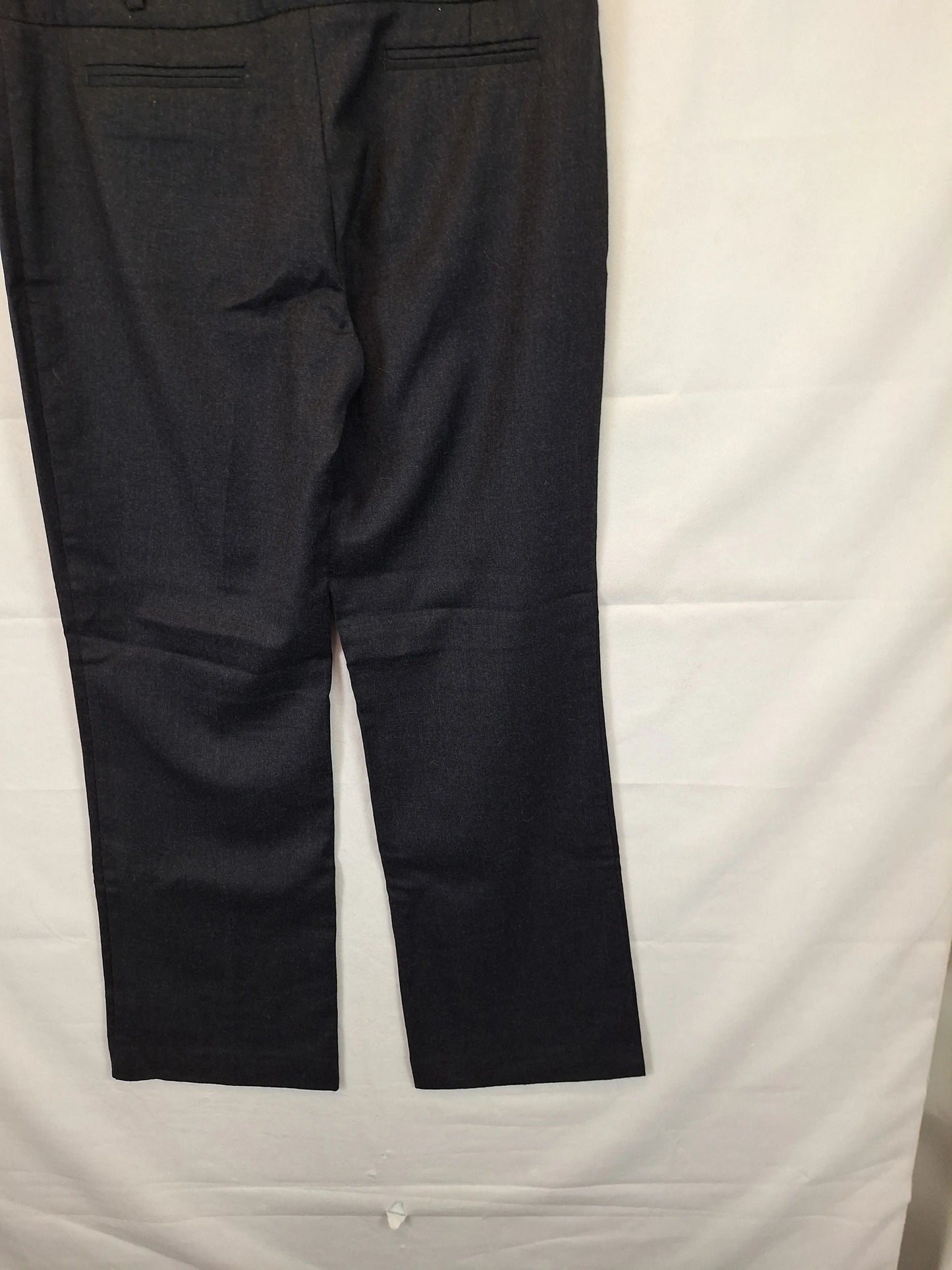 Cue Structured Wool Straight Leg Pants Size 12 by SwapUp-Online Second Hand Store-Online Thrift Store