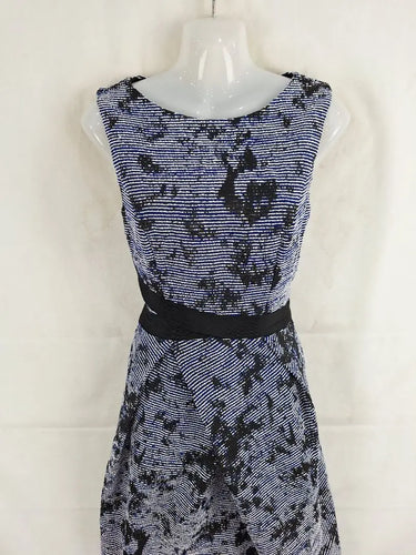 Cue Textured Print Office Dress Size 10 by SwapUp-Online Second Hand Store-Online Thrift Store