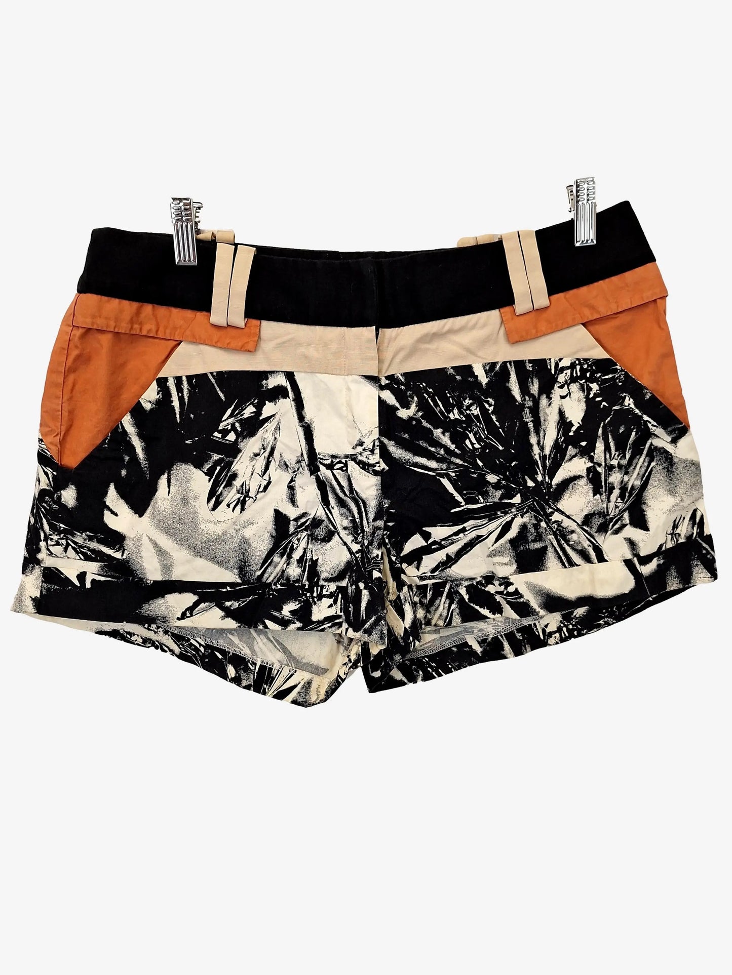 Cue Tropical Tailored Mini Shorts Size 12 by SwapUp-Online Second Hand Store-Online Thrift Store