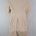Second-Hand - Cue U Bar Neckline Shift Dress Size 12 - SwapUp