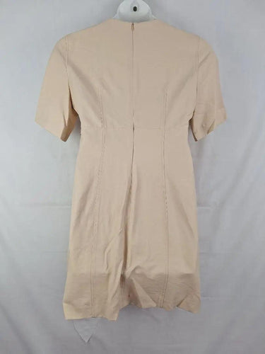 Second-Hand - Cue U Bar Neckline Shift Dress Size 12 - SwapUp