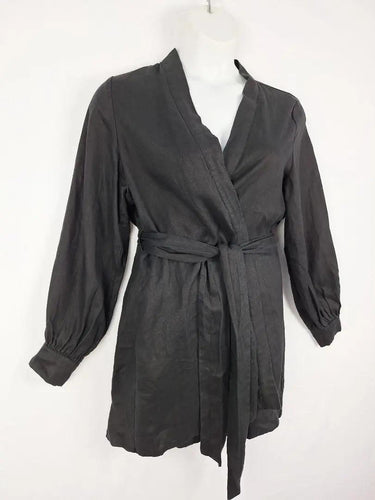 DISSH Essential Linen Wrap Dress Size 12 by SwapUp-Online Second Hand Store-Online Thrift Store