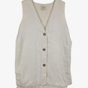 DISSH Linen Apron Style V Neck Top Size 10 by SwapUp-Online Second Hand Store-Online Thrift Store
