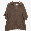 DISSH Oversized Chocolate Loose Weave Top Size S by SwapUp-Online Second Hand Store-Online Thrift Store