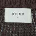 DISSH Oversized Chocolate Loose Weave Top Size S by SwapUp-Online Second Hand Store-Online Thrift Store