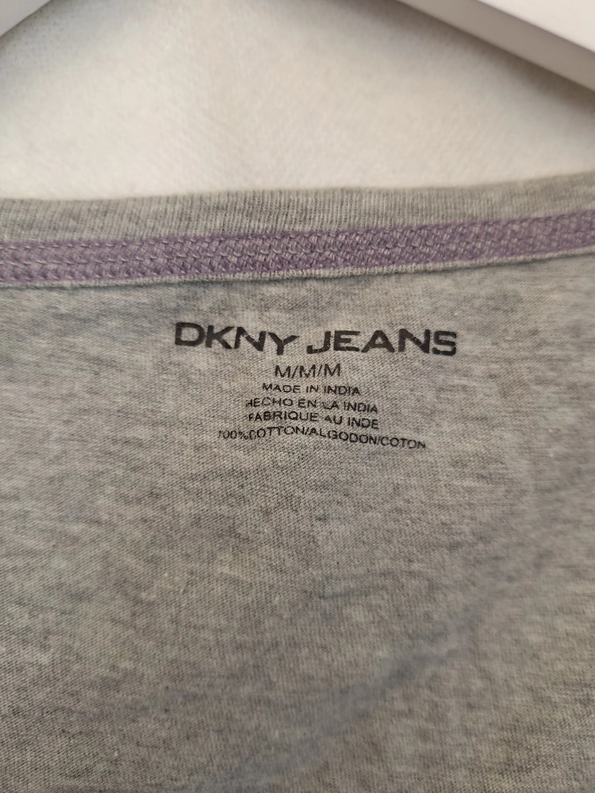 DKNY Embellished Cotton Top Size M by SwapUp-Online Second Hand Store-Online Thrift Store