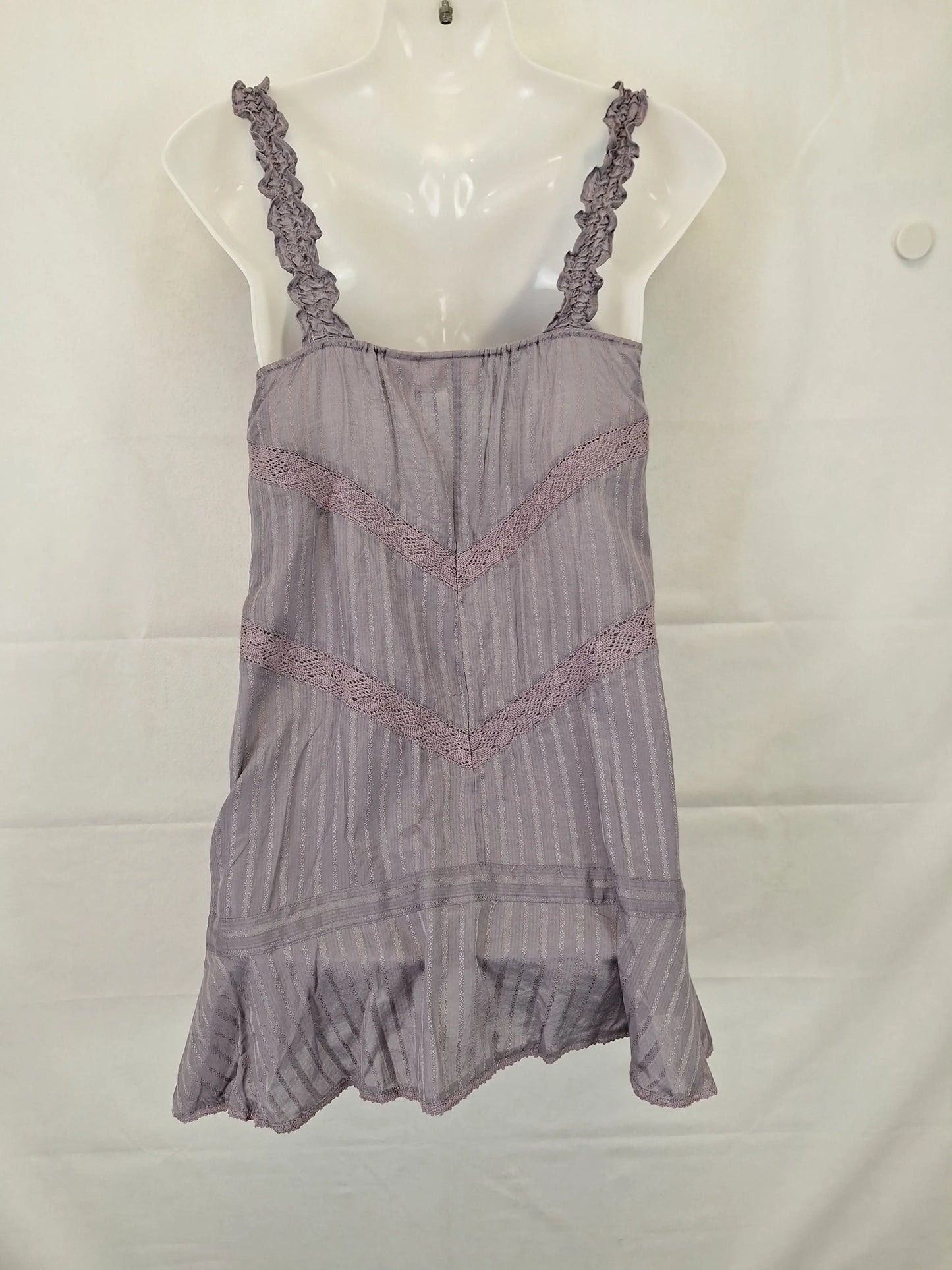 DKNY Lavender Sun Mini Dress Size 8 by SwapUp-Online Second Hand Store-Online Thrift Store