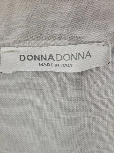 DONNA DONNA Dove Linen Open Style Long Jacket Size OSFA by SwapUp-Online Second Hand Store-Online Thrift Store