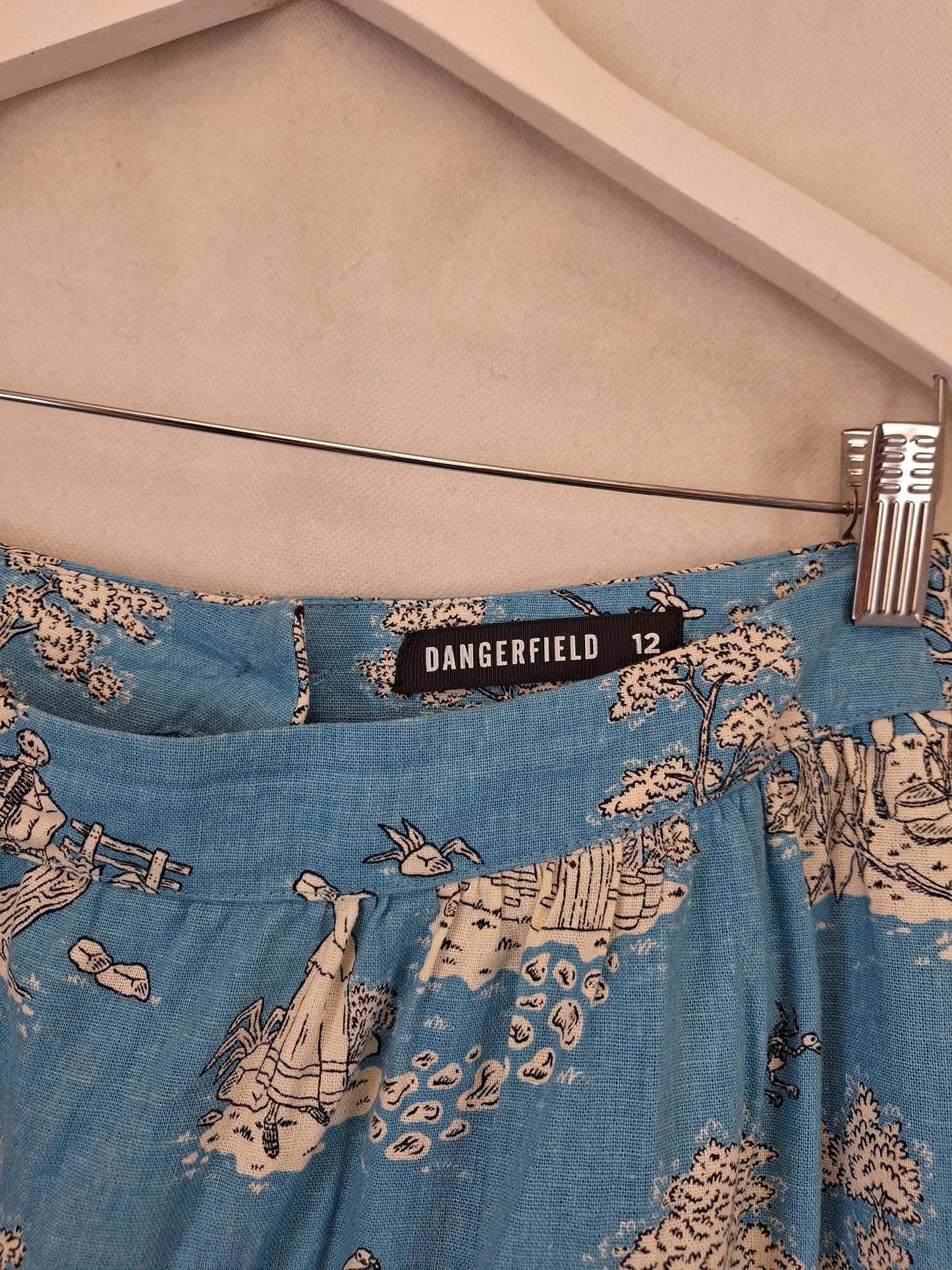Dangerfield Dainty A Line Storybook Midi Skirt Size 12 by SwapUp-Online Second Hand Store-Online Thrift Store