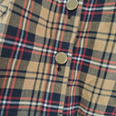 Second-Hand - Dangerfield Tartan Button Up Pleated Mini Skirt Size 12 - SwapUp