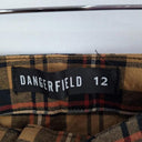 Second-Hand - Dangerfield Tartan Button Up Pleated Mini Skirt Size 12 - SwapUp