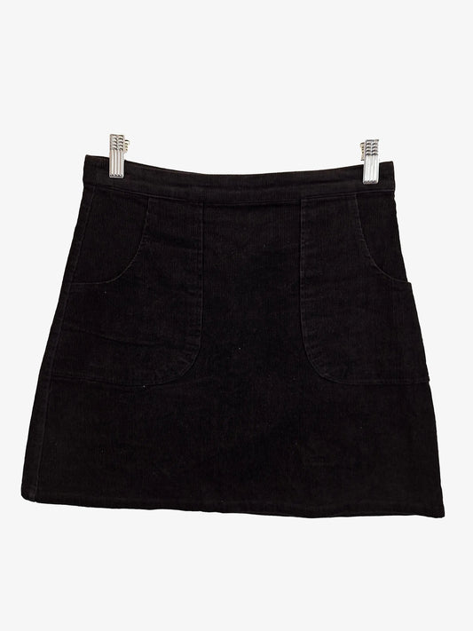 Dangerfield Velour Pocket Mini Skirt Size 8 by SwapUp-Online Second Hand Store-Online Thrift Store