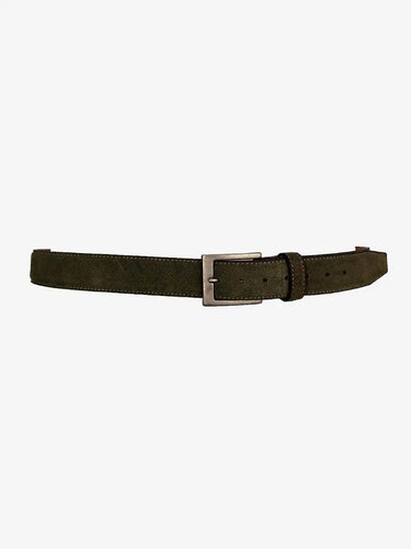 Dania For Andrew's Olive Green Suede Genuine Leather Belt Size 95/110 by SwapUp-Online Second Hand Store-Online Thrift Store