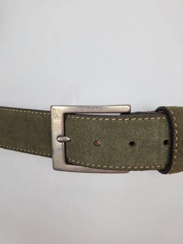 Dania For Andrew's Olive Green Suede Genuine Leather Belt Size 95/110 by SwapUp-Online Second Hand Store-Online Thrift Store