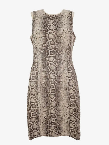 David Lawrence Mini Grey Snake Skin Dress Size 6 by SwapUp-Online Second Hand Store-Online Thrift Store