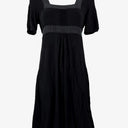 Second-Hand - David Lawrence Square Neck Tie Back Casual Stretch Midi Dress Size XS - SwapUp