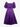 David Lawrence Violet Gathered Neck Flared Midi Dress Size 16 by SwapUp-Online Second Hand Store-Online Thrift Store