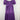 David Lawrence Violet Gathered Neck Flared Midi Dress Size 16 by SwapUp-Online Second Hand Store-Online Thrift Store