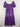 David Lawrence Violet Gathered Neck Flared Midi Dress Size 16 by SwapUp-Online Second Hand Store-Online Thrift Store