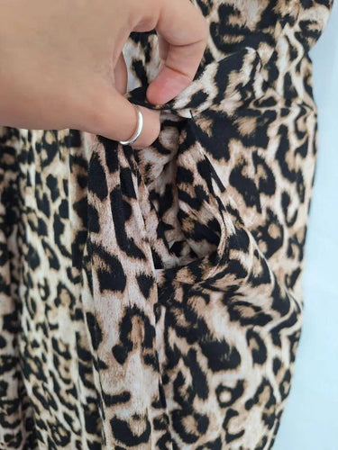 Decjuba Animal Print Frilled Maxi Dress Size 10 by SwapUp-Online Second Hand Store-Online Thrift Store
