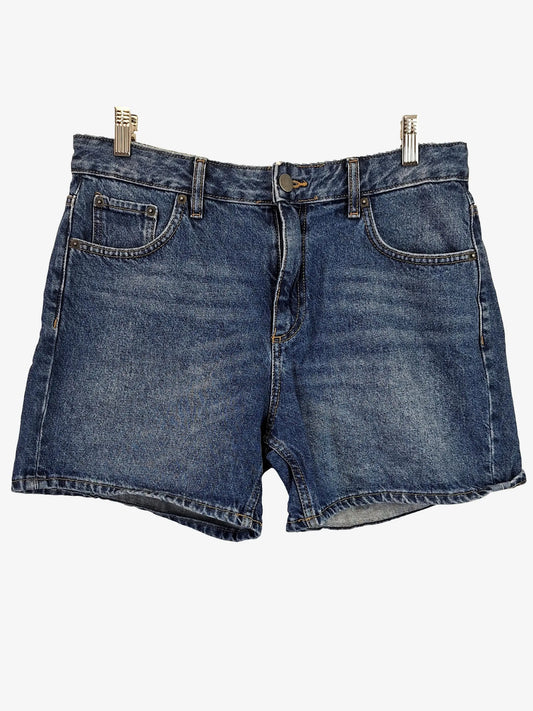 Decjuba Essential Mid Wash Denim Shorts Size 12 by SwapUp-Online Second Hand Store-Online Thrift Store