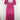 Decjuba Fuchsia Puffy Sleeve Linen Maxi Dress Size 12 by SwapUp-Online Second Hand Store-Online Thrift Store