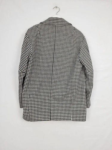 Decjuba Houndstooth Crop Trench Style Coat Size S by SwapUp-Online Second Hand Store-Online Thrift Store