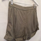 Decjuba Khaki Pleated Cuffed Shorts Size 8 by SwapUp-Online Second Hand Store-Online Thrift Store