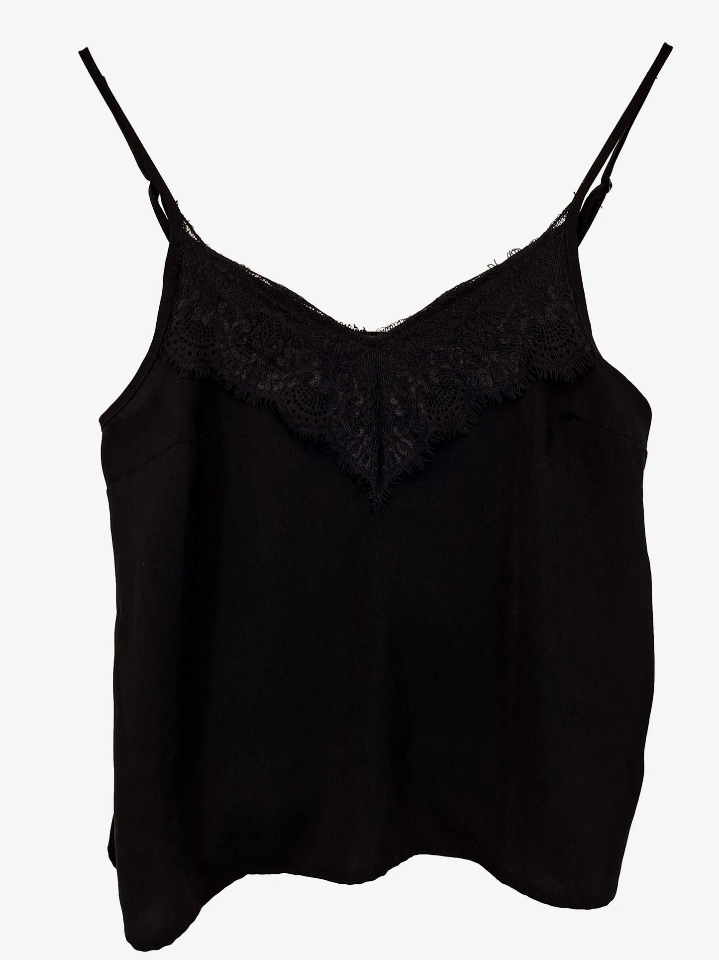 Lace-trimmed Camisole Top