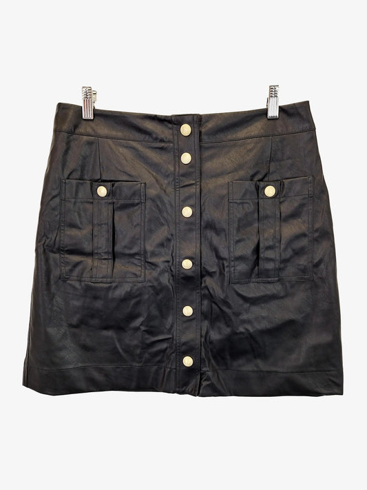 Decjuba Leesa Pu Mini Skirt Size 12 by SwapUp-Online Second Hand Store-Online Thrift Store