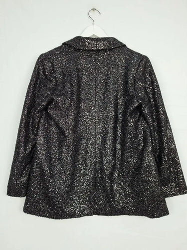 Decjuba Midnight Sequin Blazer Size 10 by SwapUp-Online Second Hand Store-Online Thrift Store