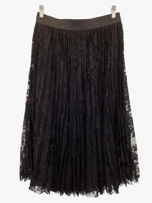 Decjuba Pleated Lace Midi Skirt Size M by SwapUp-Online Second Hand Store-Online Thrift Store