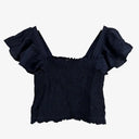 Decjuba Ruffled Casual Summer Top Size L by SwapUp-Online Second Hand Store-Online Thrift Store