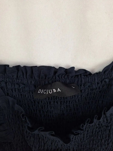 Decjuba Ruffled Casual Summer Top Size L by SwapUp-Online Second Hand Store-Online Thrift Store