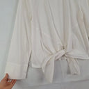 Decjuba Tie Front Long Sleeve Top Size 14 by SwapUp-Online Second Hand Store-Online Thrift Store