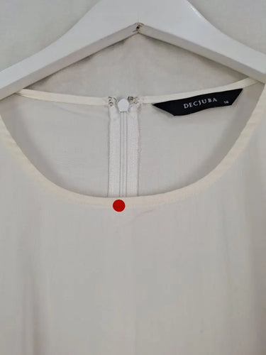 Decjuba Tie Front Long Sleeve Top Size 14 by SwapUp-Online Second Hand Store-Online Thrift Store