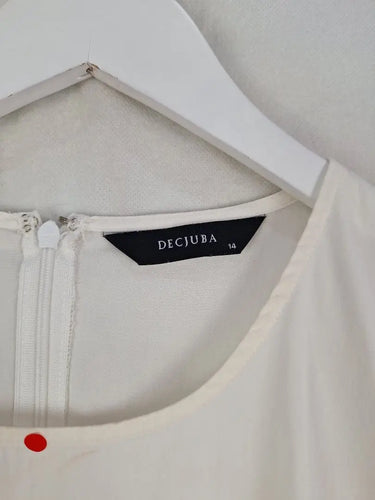 Decjuba Tie Front Long Sleeve Top Size 14 by SwapUp-Online Second Hand Store-Online Thrift Store