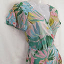 Decjuba Tropical Baby Pink Wrap Dress Size 10 by SwapUp-Online Second Hand Store-Online Thrift Store