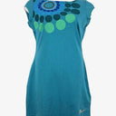 Desigual Aqua 70's Cap Sleeve Fitted Mini Dress Size XL by SwapUp-Online Second Hand Store-Online Thrift Store