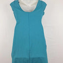 Desigual Aqua 70's Cap Sleeve Fitted Mini Dress Size XL by SwapUp-Online Second Hand Store-Online Thrift Store