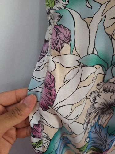 Diana Ferrari Fitted Floral Midi Dress Size 16 by SwapUp-Online Second Hand Store-Online Thrift Store