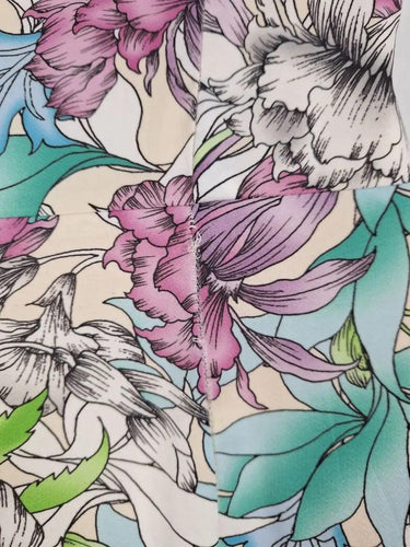 Diana Ferrari Fitted Floral Midi Dress Size 16 by SwapUp-Online Second Hand Store-Online Thrift Store