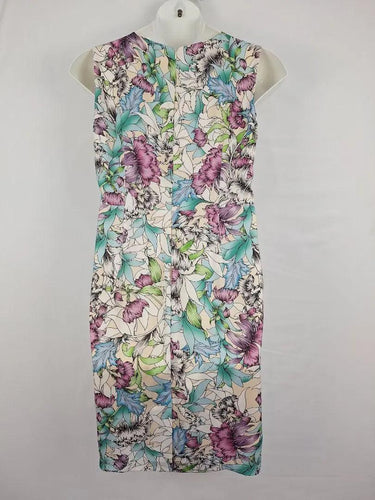 Diana Ferrari Fitted Floral Midi Dress Size 16 by SwapUp-Online Second Hand Store-Online Thrift Store