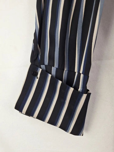 Diane von Furstenberg Silk Blended Striped Shift Mini Dress Size 14 by SwapUp-Online Second Hand Store-Online Thrift Store