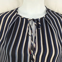 Diane von Furstenberg Silk Blended Striped Shift Mini Dress Size 14 by SwapUp-Online Second Hand Store-Online Thrift Store