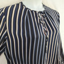 Diane von Furstenberg Silk Blended Striped Shift Mini Dress Size 14 by SwapUp-Online Second Hand Store-Online Thrift Store