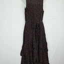 Dotted Tiered Cocktail Midi Dress Dress Size 10 by SwapUp-Online Second Hand Store-Online Thrift Store