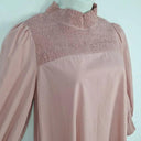 Dusty Rose Shirred Mini Dress Size 12 by SwapUp-Online Second Hand Store-Online Thrift Store