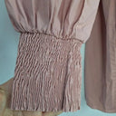 Dusty Rose Shirred Mini Dress Size 12 by SwapUp-Online Second Hand Store-Online Thrift Store